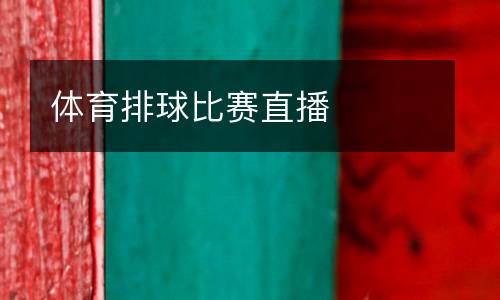 體育排球比賽直播